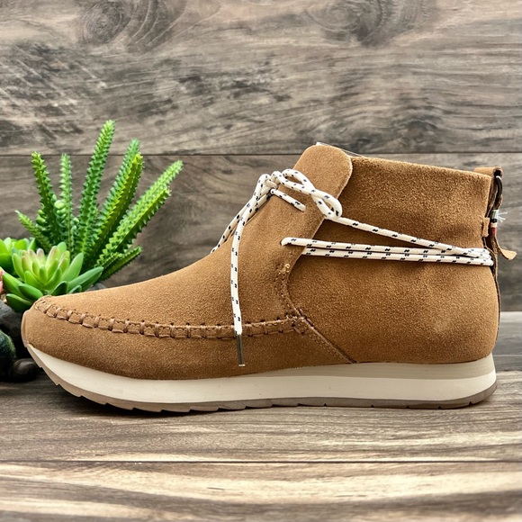NIB Toms Rio Dark Amber Suede Water Resistant Moccasin Bootie Sneaker 8 38.5 - Picture 7 of 12